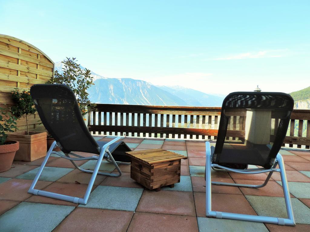 Bed and Breakfast La Demeure Des Elfes Albinen Exterior foto