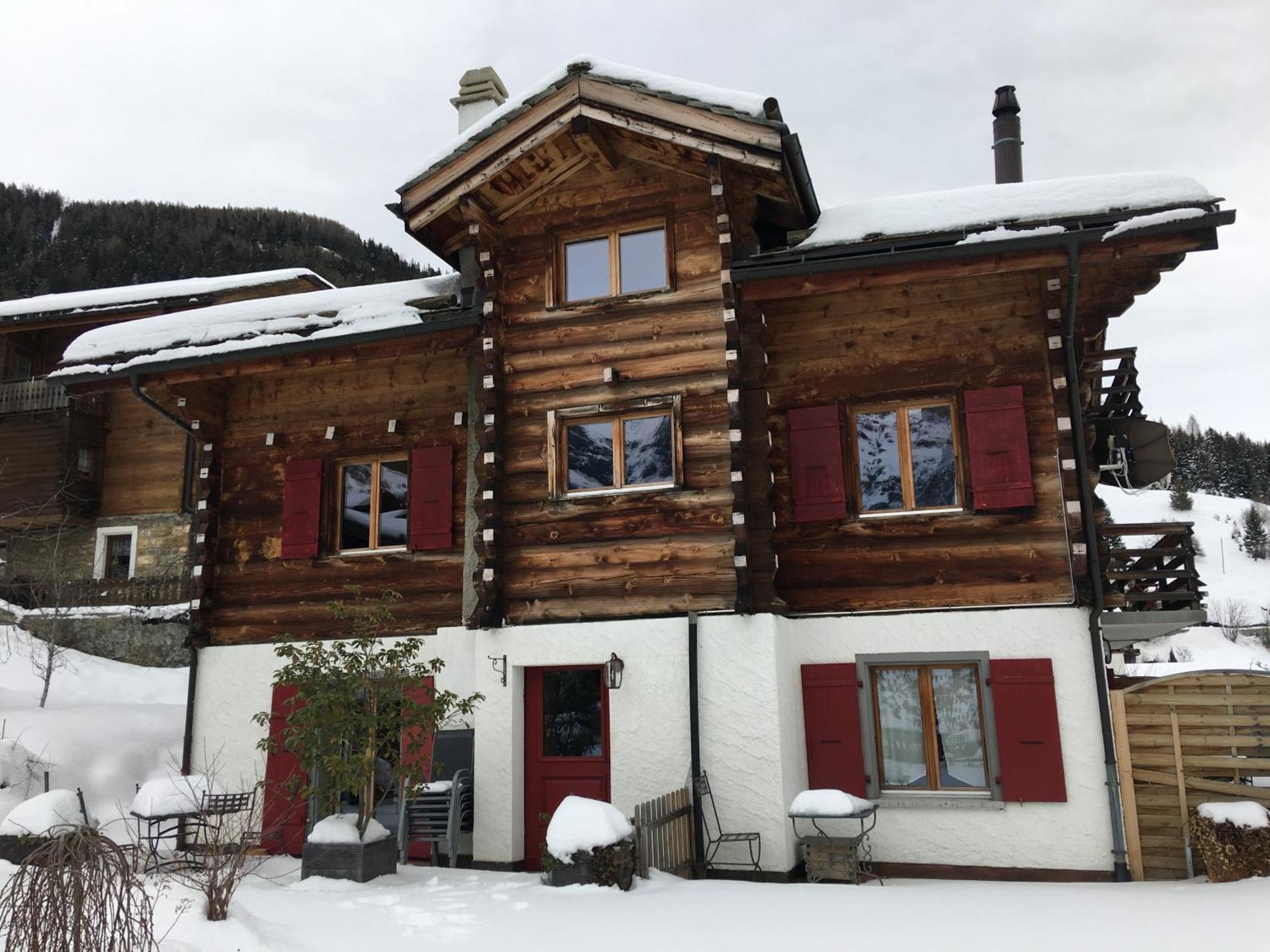 Bed and Breakfast La Demeure Des Elfes Albinen Exterior foto